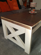 Load image into Gallery viewer, Handmade Farmhouse Chic Coffee Table
