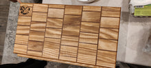 Load image into Gallery viewer, Exotic Hardwood Chopping Boards Brickwork Style
